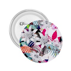 Flower Graphic Pattern Floral 2 25  Buttons by Mariart