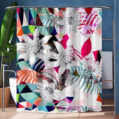 Flower Graphic Pattern Floral Shower Curtain 60  X 72  (medium) 