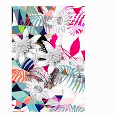 Flower Graphic Pattern Floral Small Garden Flag (two Sides) by Mariart