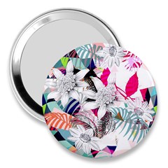 Flower Graphic Pattern Floral 3  Handbag Mirrors by Mariart