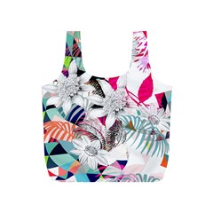 Flower Graphic Pattern Floral Full Print Recycle Bags (s)  by Mariart