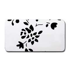 Flower Rose Black Sexy Medium Bar Mats by Mariart