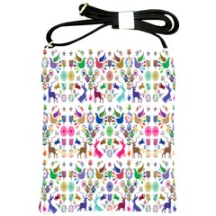 Birds Fish Flowers Floral Star Blue White Sexy Animals Beauty Rainbow Pink Purple Blue Green Orange Shoulder Sling Bags by Mariart