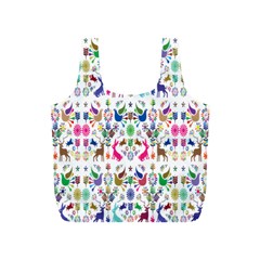 Birds Fish Flowers Floral Star Blue White Sexy Animals Beauty Rainbow Pink Purple Blue Green Orange Full Print Recycle Bags (s)  by Mariart