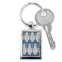 Flower Floral Leaf Beauty Art Key Chains (rectangle)  by Mariart