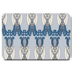 Flower Floral Leaf Beauty Art Large Doormat 