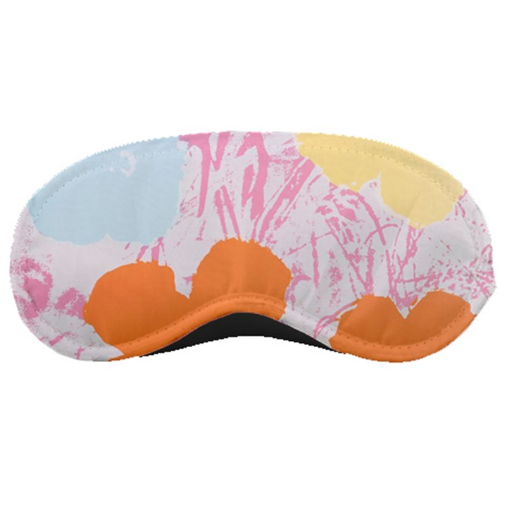 Flower Sunflower Floral Pink Orange Beauty Blue Yellow Sleeping Masks