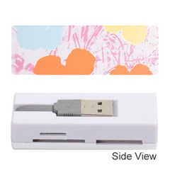 Flower Sunflower Floral Pink Orange Beauty Blue Yellow Memory Card Reader (stick) 