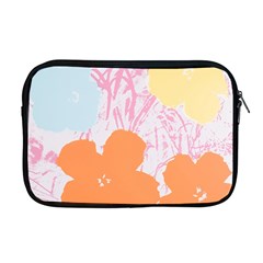 Flower Sunflower Floral Pink Orange Beauty Blue Yellow Apple Macbook Pro 17  Zipper Case by Mariart