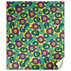 Discrete State Turing Pattern Polka Dots Green Purple Yellow Rainbow Sexy Beauty Canvas 20  X 24   by Mariart