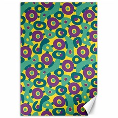 Discrete State Turing Pattern Polka Dots Green Purple Yellow Rainbow Sexy Beauty Canvas 20  X 30   by Mariart