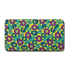 Discrete State Turing Pattern Polka Dots Green Purple Yellow Rainbow Sexy Beauty Medium Bar Mats