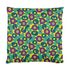 Discrete State Turing Pattern Polka Dots Green Purple Yellow Rainbow Sexy Beauty Standard Cushion Case (one Side) by Mariart