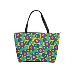 Discrete State Turing Pattern Polka Dots Green Purple Yellow Rainbow Sexy Beauty Shoulder Handbags by Mariart