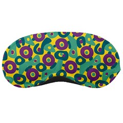 Discrete State Turing Pattern Polka Dots Green Purple Yellow Rainbow Sexy Beauty Sleeping Masks