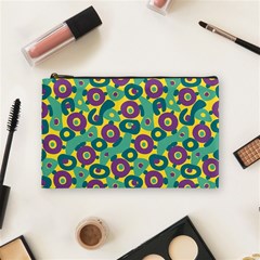 Discrete State Turing Pattern Polka Dots Green Purple Yellow Rainbow Sexy Beauty Cosmetic Bag (medium)  by Mariart