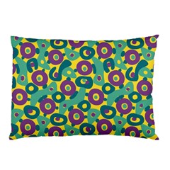 Discrete State Turing Pattern Polka Dots Green Purple Yellow Rainbow Sexy Beauty Pillow Case (two Sides) by Mariart