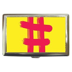 Fun Ain t Gone Fence Sign Red Yellow Flag Cigarette Money Cases