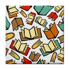 Friends Library Lobby Book Sale Tile Coasters