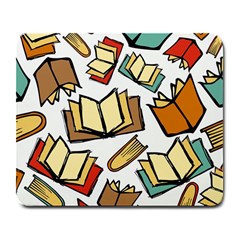 Friends Library Lobby Book Sale Large Mousepads by Mariart