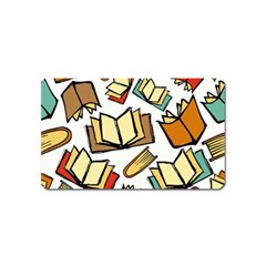 Friends Library Lobby Book Sale Magnet (name Card) by Mariart