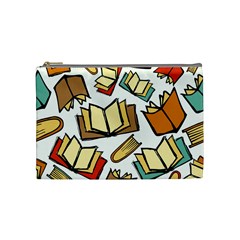 Friends Library Lobby Book Sale Cosmetic Bag (medium)  by Mariart