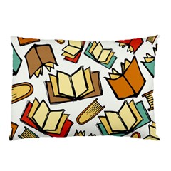 Friends Library Lobby Book Sale Pillow Case (two Sides) by Mariart