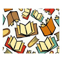 Friends Library Lobby Book Sale Double Sided Flano Blanket (large)  by Mariart