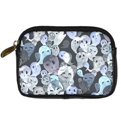 Ghosts Blue Sinister Helloween Face Mask Digital Camera Cases