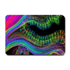 Aurora Wave Colorful Space Line Light Neon Visual Cortex Plate Small Doormat 