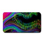 Aurora Wave Colorful Space Line Light Neon Visual Cortex Plate Medium Bar Mats 16 x8.5  Bar Mat