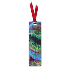 Aurora Wave Colorful Space Line Light Neon Visual Cortex Plate Small Book Marks by Mariart