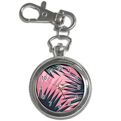 Graciela Detail Petticoat Palm Pink Green Key Chain Watches