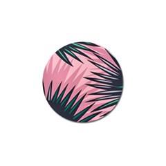 Graciela Detail Petticoat Palm Pink Green Golf Ball Marker