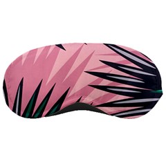 Graciela Detail Petticoat Palm Pink Green Sleeping Masks