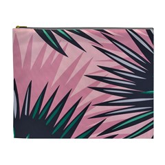 Graciela Detail Petticoat Palm Pink Green Cosmetic Bag (xl) by Mariart