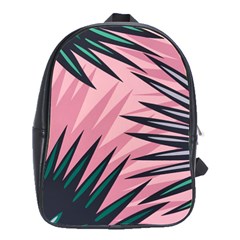 Graciela Detail Petticoat Palm Pink Green School Bag (Large)