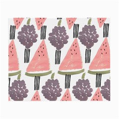 Grapes Watermelon Fruit Patterns Bouffants Broken Hearts Small Glasses Cloth by Mariart