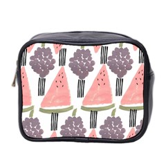 Grapes Watermelon Fruit Patterns Bouffants Broken Hearts Mini Toiletries Bag 2-side by Mariart