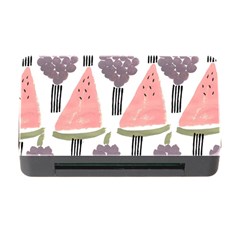 Grapes Watermelon Fruit Patterns Bouffants Broken Hearts Memory Card Reader With Cf by Mariart