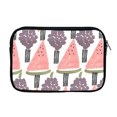 Grapes Watermelon Fruit Patterns Bouffants Broken Hearts Apple Macbook Pro 17  Zipper Case by Mariart