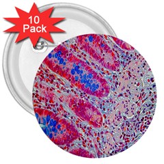 Histology Inc Histo Logistics Incorporated Alcian Blue 3  Buttons (10 Pack)  by Mariart