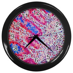 Histology Inc Histo Logistics Incorporated Alcian Blue Wall Clocks (black) by Mariart