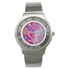 Histology Inc Histo Logistics Incorporated Alcian Blue Stainless Steel Watch