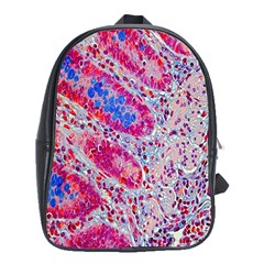 Histology Inc Histo Logistics Incorporated Alcian Blue School Bag (xl) by Mariart