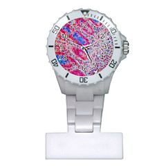 Histology Inc Histo Logistics Incorporated Alcian Blue Plastic Nurses Watch by Mariart