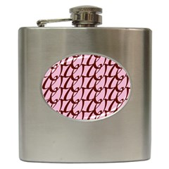 Letter Font Zapfino Appear Hip Flask (6 Oz) by Mariart