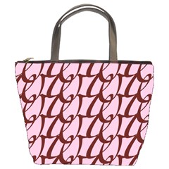 Letter Font Zapfino Appear Bucket Bags