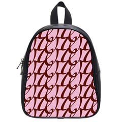 Letter Font Zapfino Appear School Bag (small) by Mariart