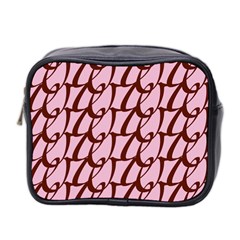 Letter Font Zapfino Appear Mini Toiletries Bag 2-side